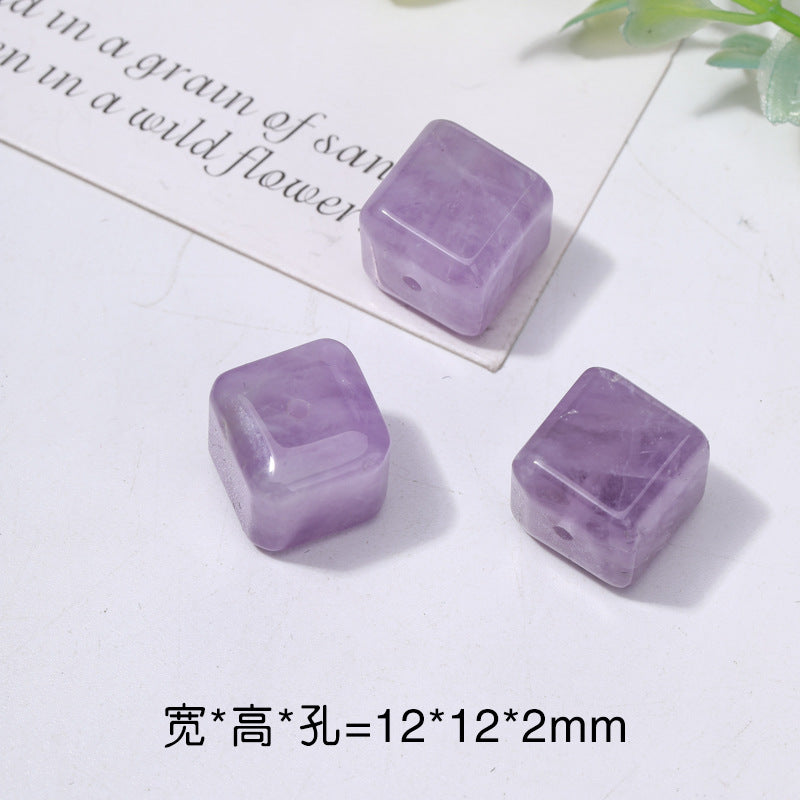 Crystal cube charms