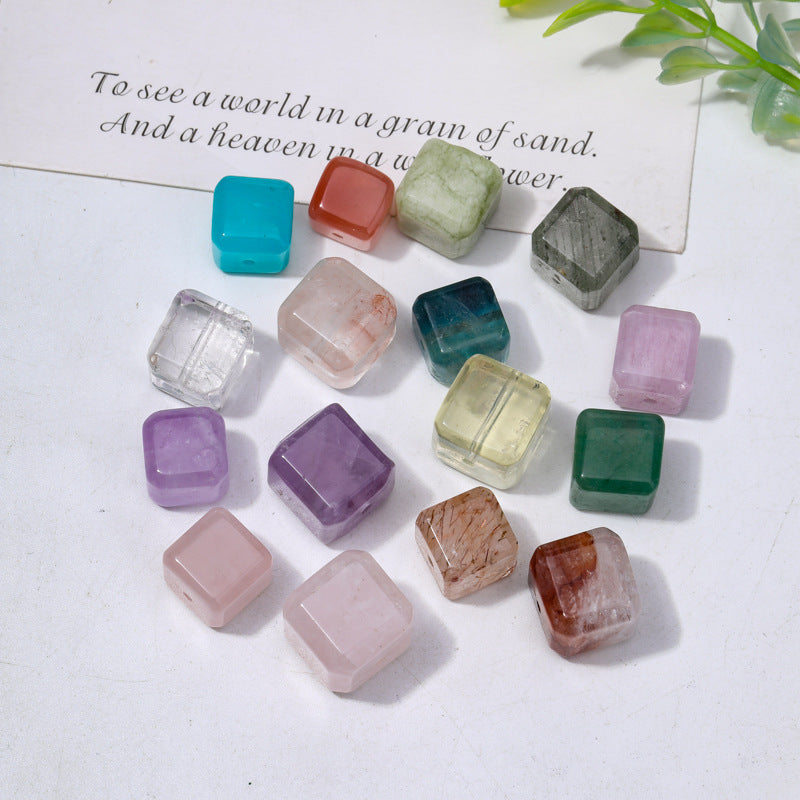 Crystal cube charms
