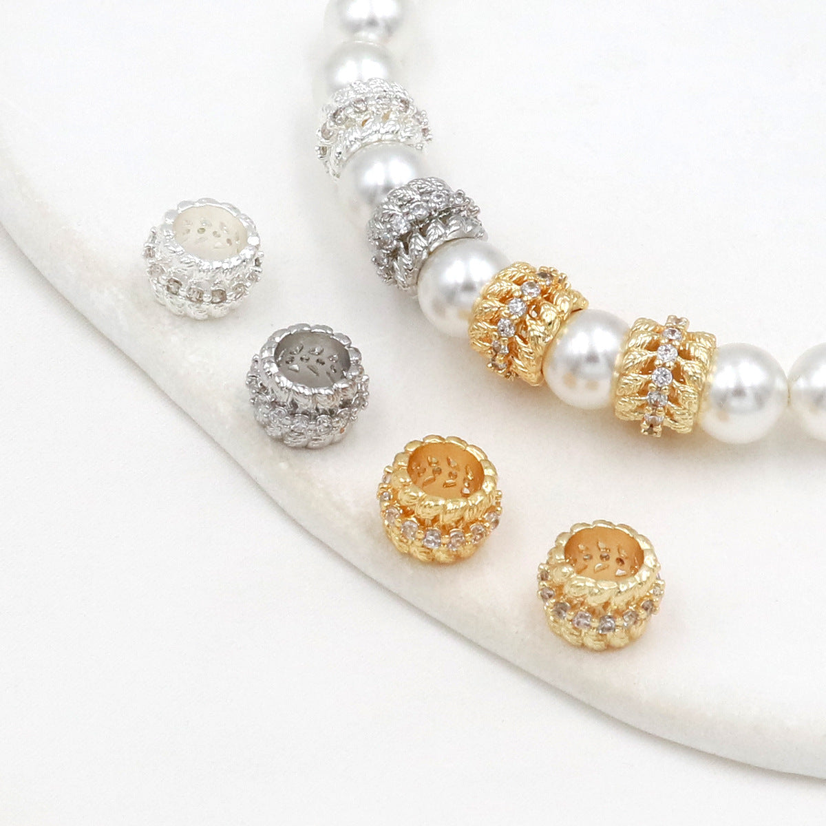 Crystal bracelet DIY bead separation and bead assembly