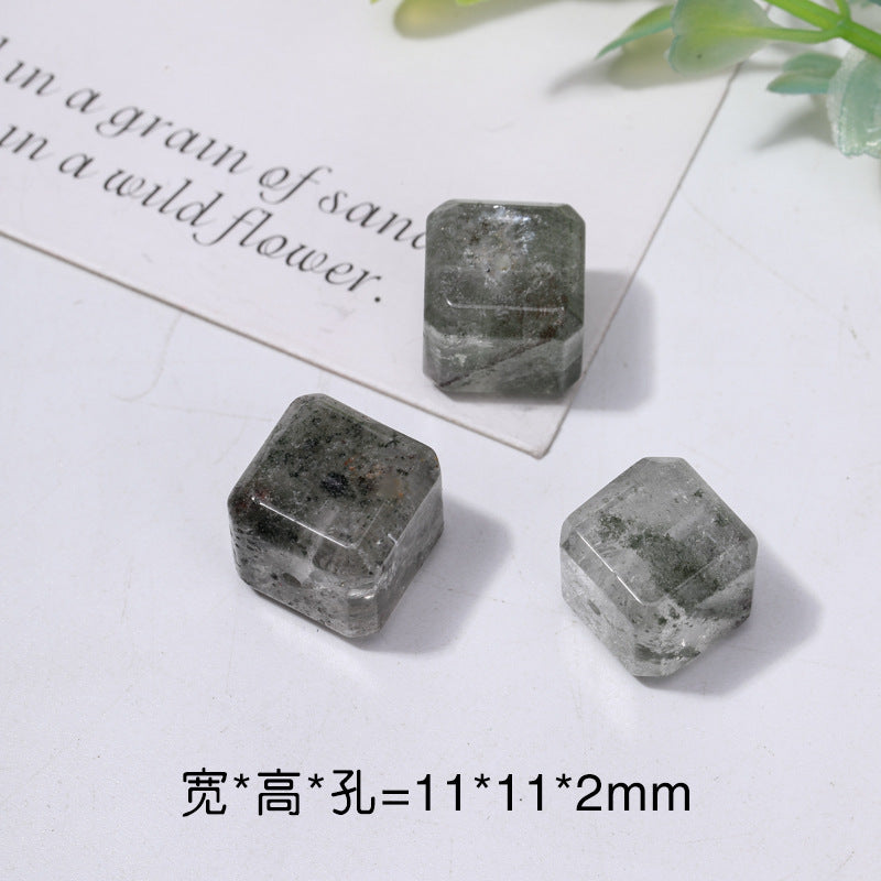 Crystal cube charms