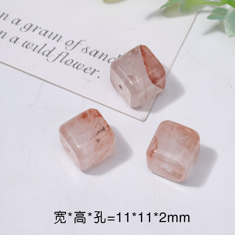 Crystal cube charms