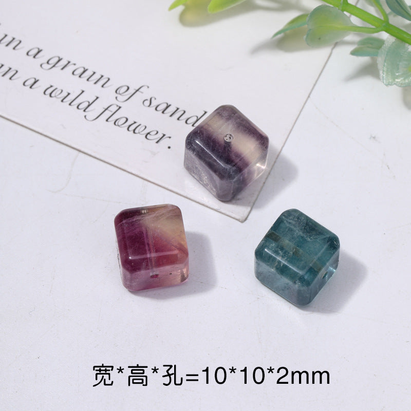 Crystal cube charms