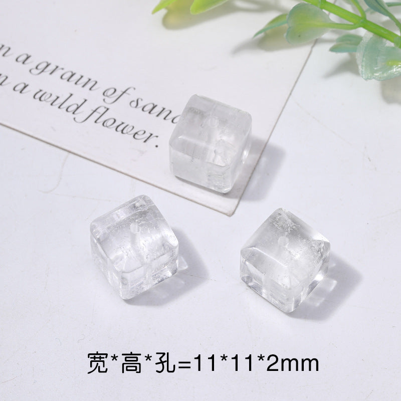Crystal cube charms