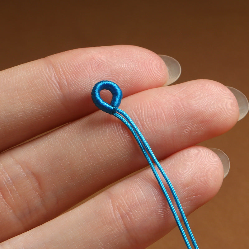 DIY circle  rope charms clasps   ($1 get 10pcs)