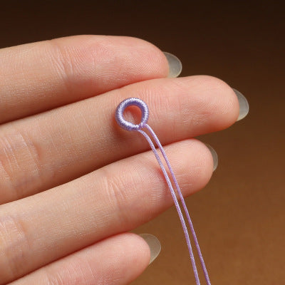 DIY circle  rope charms clasps   ($1 get 10pcs)