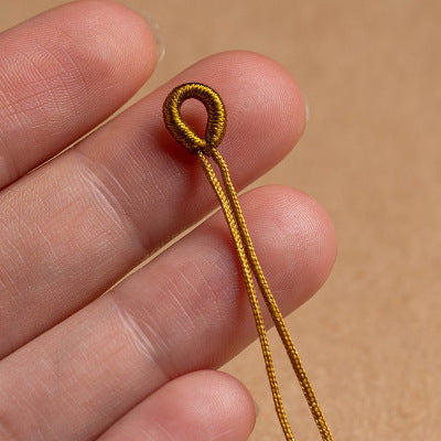 DIY circle  rope charms clasps   ($1 get 10pcs)